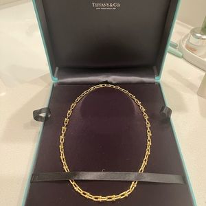 Tiffany & Co yellow gold link necklace